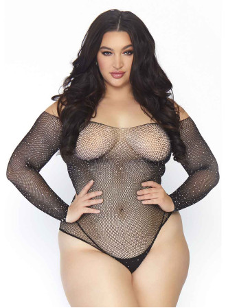 Body Résille Strass grande taille