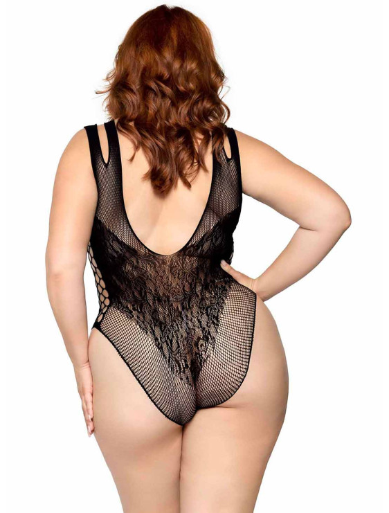 Body résille filet grande taille leg avenue noir