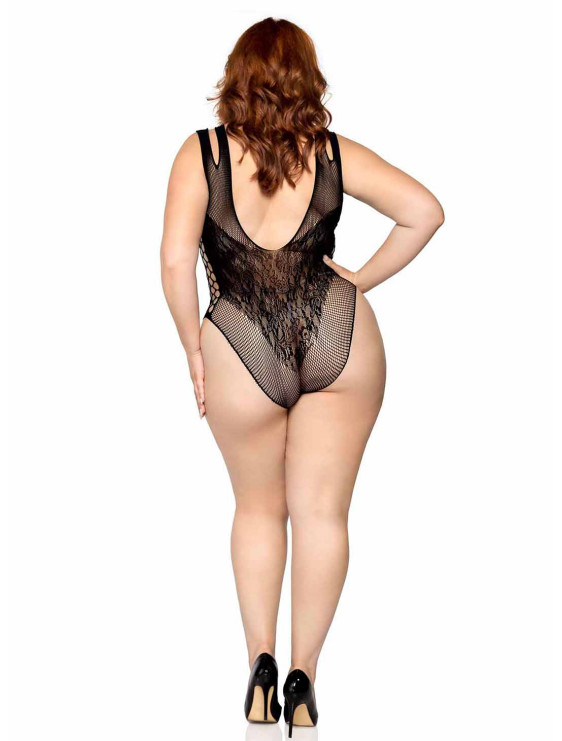 Body résille filet grande taille leg avenue noir